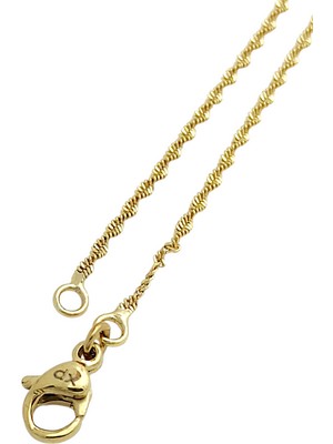 ÇLK Accessories Xuping Renk Atmaz Özel Seri Ince Burgu Kolye (45CM)