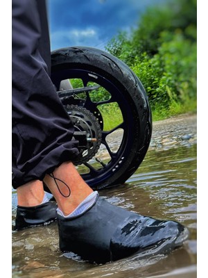 Erkek Ayakkabı Yağmur Çamur Koruyu Kılıf