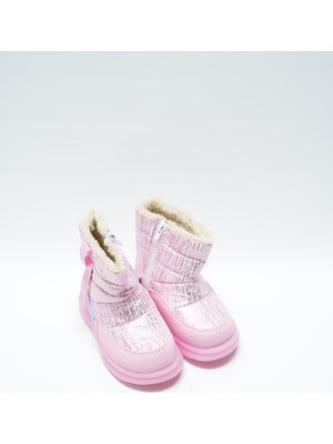 Eymen Shoes Twingo Içi Yünlü Günlük Kız Çocuk Bot, Pembe (Ladik)