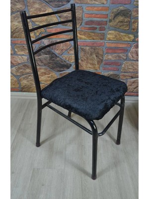 Kılıfteks 4 Adet Demir Sandalye Kılıfı Kadife Kumaş