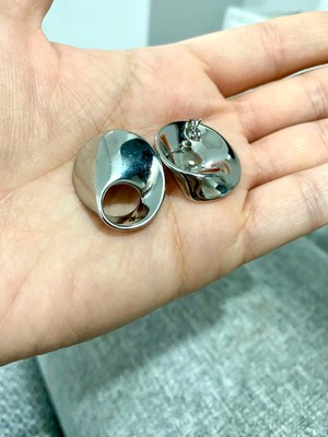 Stainless Steel Yeni Moda Gümüş Çelik Küpe Retro Şekilli Kadın Çelik Küpe