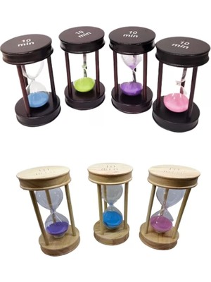Dekoratif Ahşap 10 Dakika Kum Saati