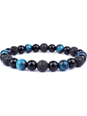 10 mm Tarzı No.25 Boyutu Ulsera Hombre Silindir Hematit Bilezikler Erkekler Için Klasik Doğa Taş Boncuk Bileklik ve Bilezikler Homme Yoga Takı Pulsera (Yurt Dışından)