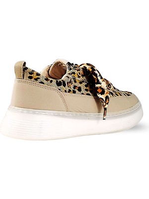 Noka Shoes Soho Leopar Kadın Spor Ayakkabı