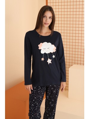 Nbb Lacivert Cloud Pijama Takımı