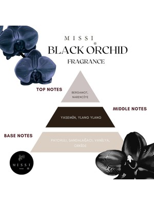 Missi Yılbaşı 130 ml Kırmızı Golden Glow Gri Gül Demeti Taşlı Black Orchid Oda Kokusu