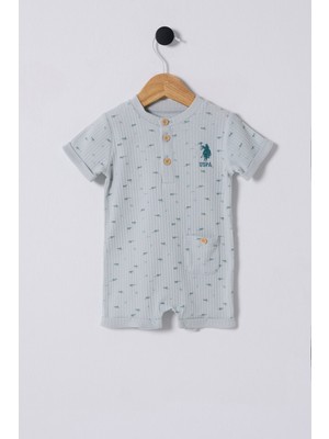 U.S. Polo Assn. Erkek Bebek Yeşil Tulum