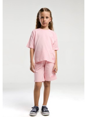 U.S. Polo Assn. Kız Çocuk Turuncu Bermuda Takım