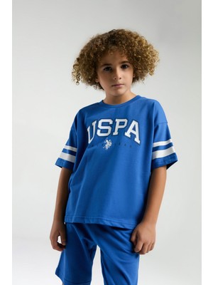 U.S. Polo Assn. U.S. Polo Assn.. Erkek Çocuk Mavi Bermuda Takım