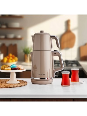 Aryıldız Tea Style Cay Makınesı Bej