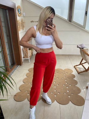 Aychayla Pens Detaylı Şalvar Pantolon