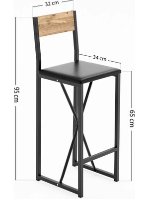 Eportatif Bar Mutfak Sandalyesi 1567