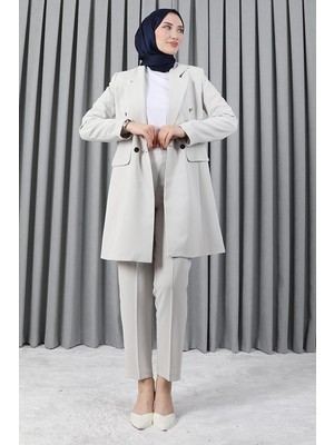 Giza Store Blazer Ceket Takım Vişne