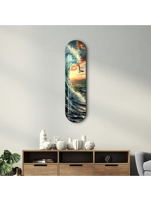 Sea Gull And Ocean V2 | Glass Wall Art