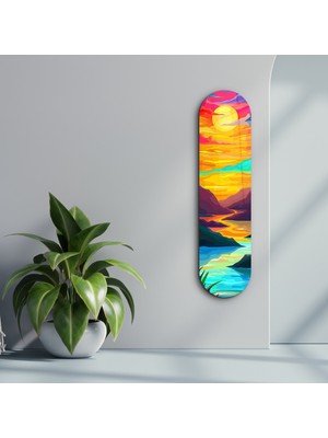 Sunset | Glass Wall Art