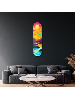 Sunset | Glass Wall Art