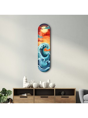 Ocean Waves V4 | Glass Wall Art