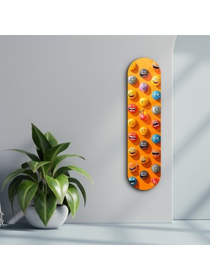 Lots Of Smileys 3 | Glass Wall Art