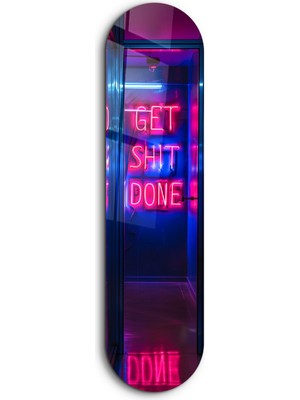 Supracolors Get $hit Done | Glass Wall Art