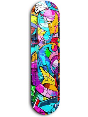 Supracolors Graffiti Abstract | Glass Wall Art