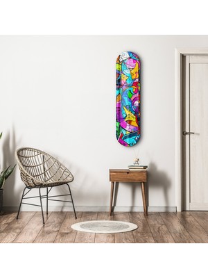 Supracolors Graffiti Abstract | Glass Wall Art