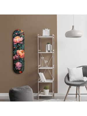 Supracolors Flowers Painting  V2 | Glass Wall Art