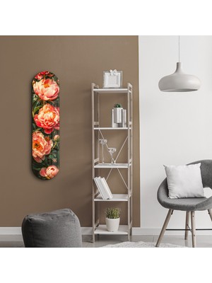 Supracolors Flowers Painting  V3 | Glass Wall Art