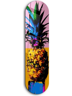 Supracolors Ananas | Glass Wall Art