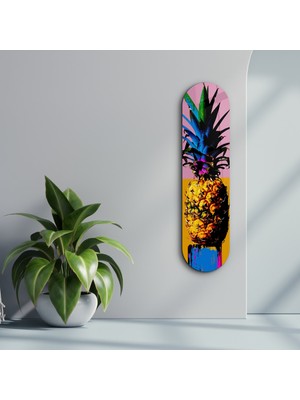 Supracolors Ananas | Glass Wall Art