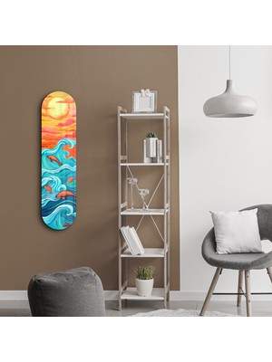 Ocean Waves V3 | Glass Wall Art