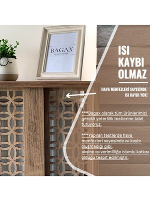 Bagax Bodrum Model, Beyaz Üstü Siyah Renk, 76  cm  Petek Kaplama, Dresuar