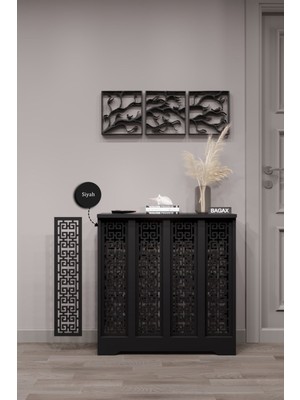 Bagax Karatay Model, Siyah Renk, 76  cm  Petek Kaplama, Dresuar