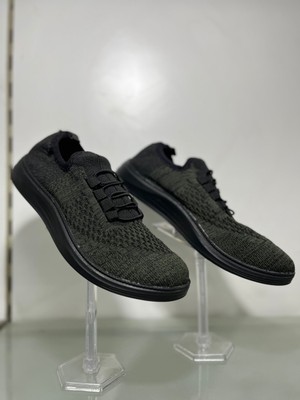 Erkek Haki Renk Triko Ayakkabı