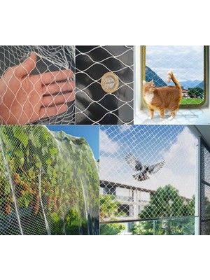 Polatoğlu Tarım 3 x 10 Metre Kuş Filesi, Balkon Filesi, Kedi Filesi, Kuş Önleme Filesi, Kuş Kedi Filesi, Balkon Kuş Önleme Filesi