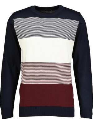 Finesuits Erkek Desenli Yünlü Kazak 2422201023.DSOYR