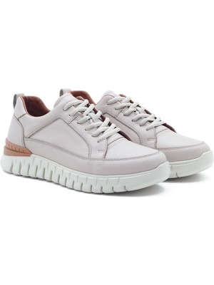 Barmea Deri Erkek Spor Yürüyüş Ayakkabısı 2401 Bej