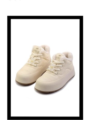 Bambi Beyaz Kumaş   Kadın Sneaker K01175590004