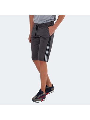 Slazenger SAKI Erkek Şort Koyu Gri