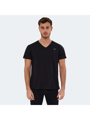 Slazenger RIVALDO Erkek Tişört Siyah