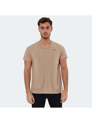 Slazenger RIVALDO Erkek Tişört Bej