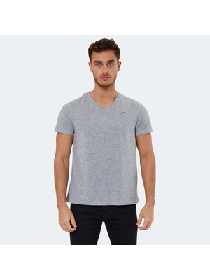 Slazenger RIVALDO Erkek Tişört Gri