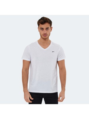 Slazenger RIVALDO Erkek Tişört Beyaz