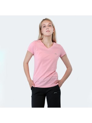 Slazenger REBELL I Kadın Tişört Açık Pembe