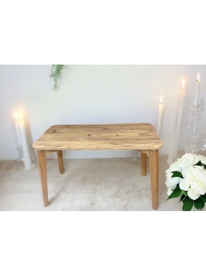 Bambeds Mobilya Bambeds Mobilya, Yemek Masası, 70 x 110ÇAM Wood Bam Akşap Ayak Masa