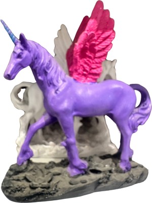 İki Cadı Tasarım Mor Unicorn