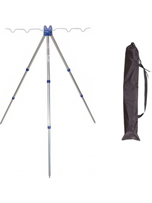Yek Outdoor Yekoutdoor Alüminyum Katlanır Çantalı Olta Sehpası- Balıkçı Tripodu
