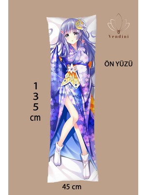 Vendini Çift Yön Baskılı Fantastik Anime Dakimakura Sarılma Yastık Kılıfı