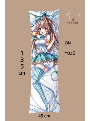 Vendini Çift Yön Baskılı Fantastik Anime Dakimakura Sarılma Yastık Kılıfı