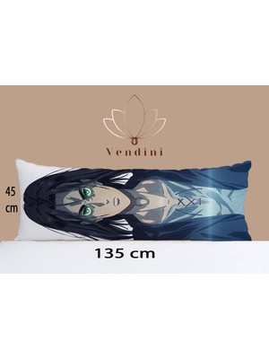 Vendini Çift Yön Baskılı Fantastik Anime Dakimakura Sarılma Yastık Kılıfı