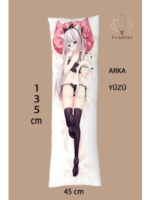 Vendini Çift Yön Baskılı Fantastik Anime Dakimakura Sarılma Yastık Kılıfı